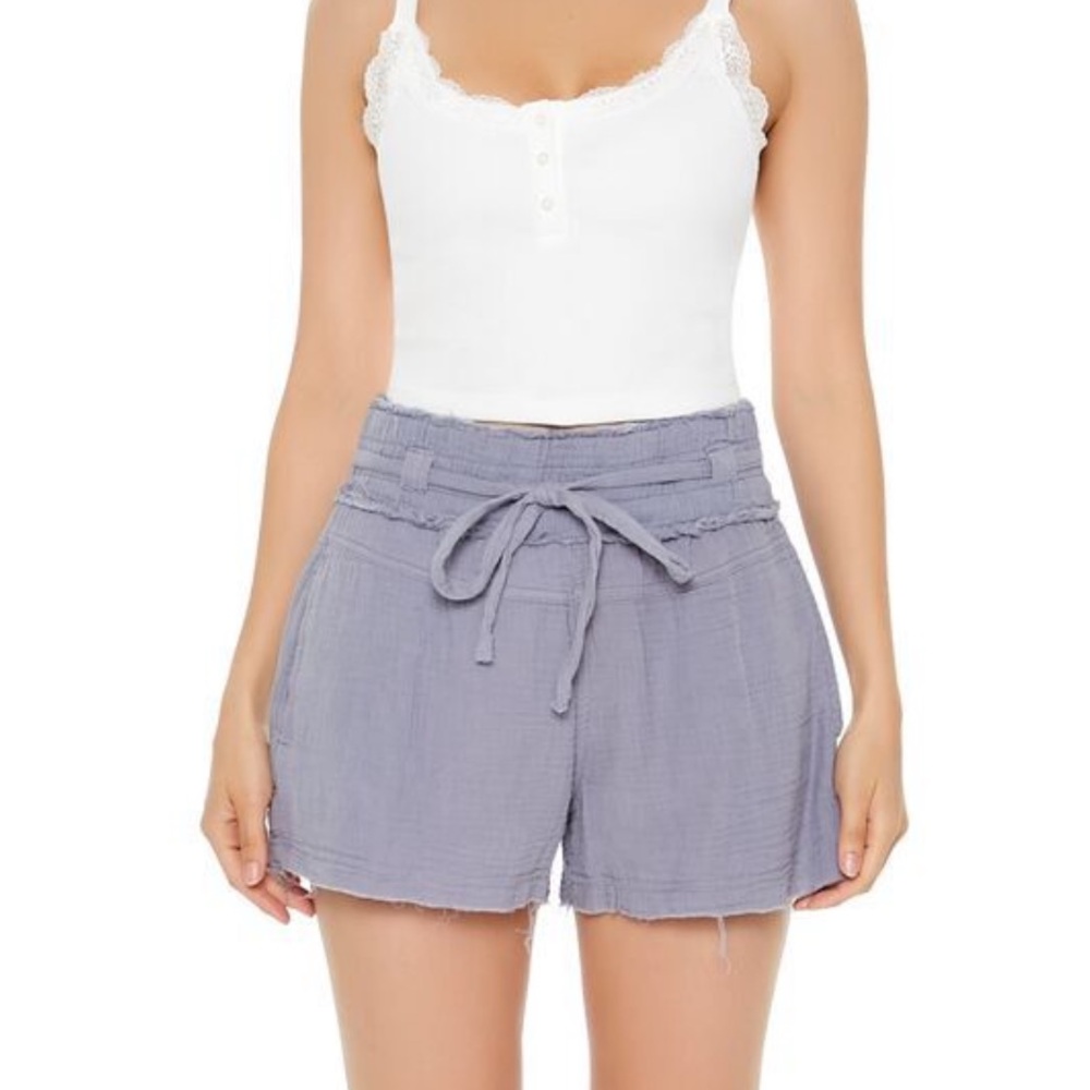 NWT Rewash Gauze tie-waist Shorts